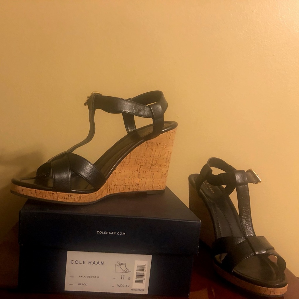Cole Haan  Wedge Sandal - New with box, Size 11